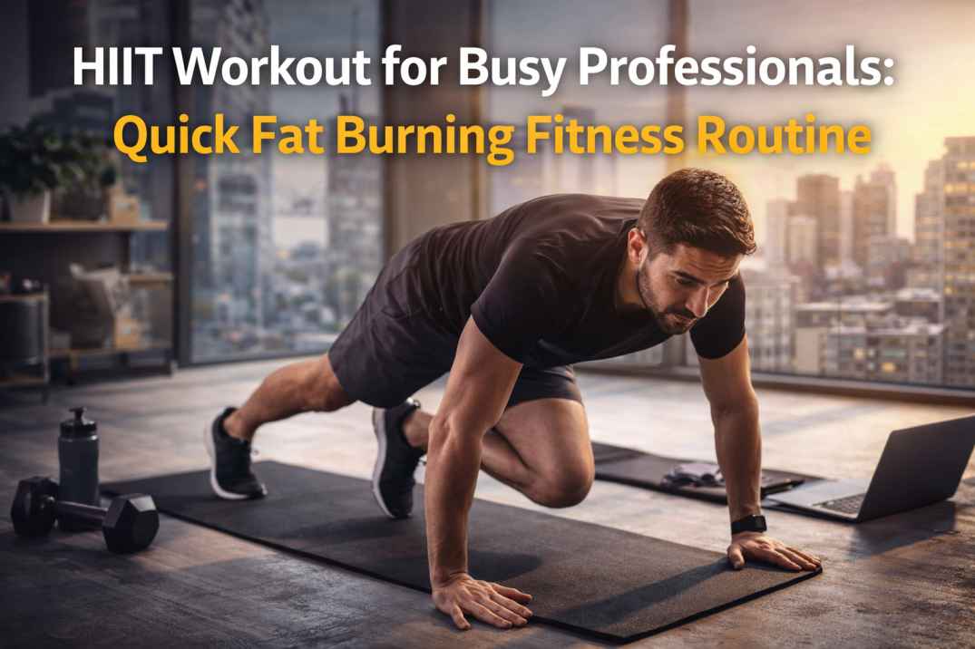HIIT workout for busy professionals